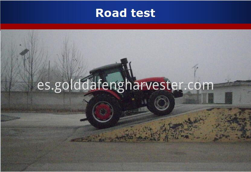 130HP wheeled tractor--Road test for 130hp